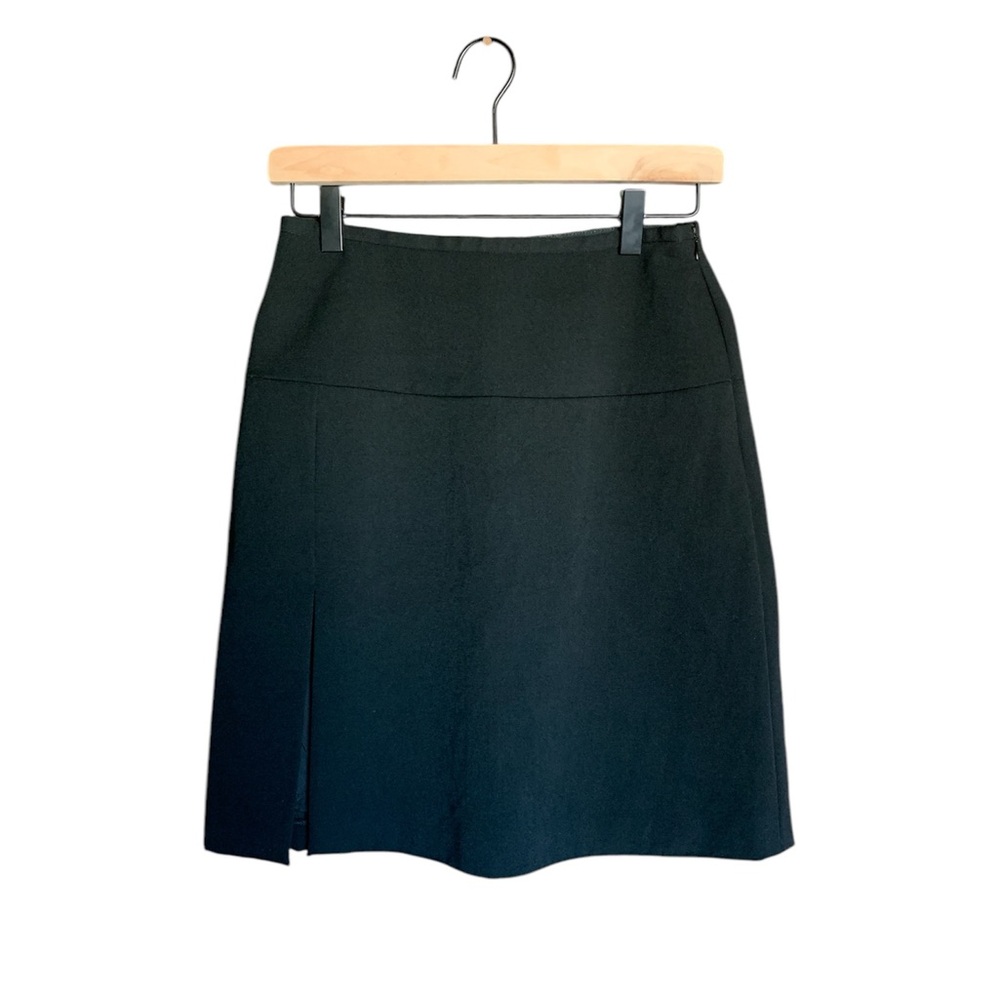 Giorgio Armani women’s black wool skirt made in Italy size Small winter office
